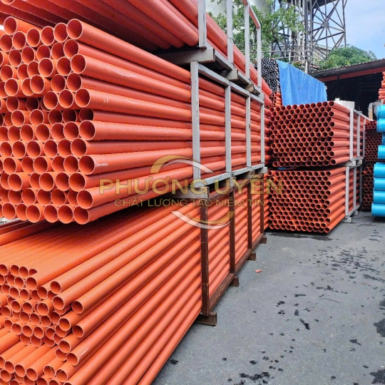 Ống Nhựa Viễn Thông PVC Màu Cam